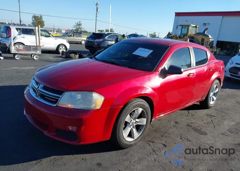 2014 Dodge Avenger Se из США, поврежденный, VIN 1C3CDZAB2EN237495